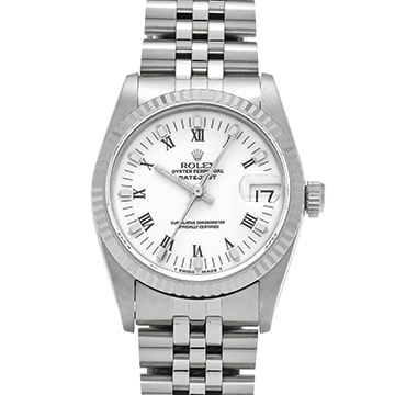 ロレックス デイトジャスト 68274 ホワイト ユニセックス 時計 【中古】【wristwatch】