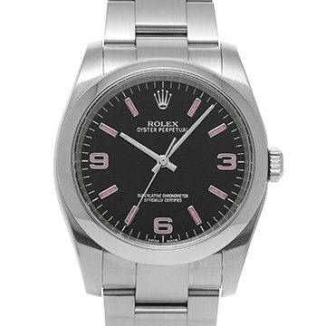 ロレックス オイスターパーペチュアル 116000 ブラック メンズ 時計 【中古】【wristwatch】