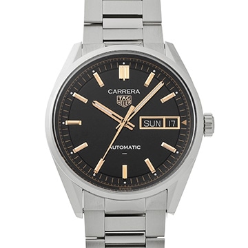 タグ ホイヤー カレラ デイデイト WDA2111.BA0043 ブラック メンズ 時計 【中古】【wristwatch】