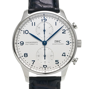 IWC ポルトギーゼ クロノグラフ IW371605 シルバー メンズ 時計 【中古】【wristwatch】