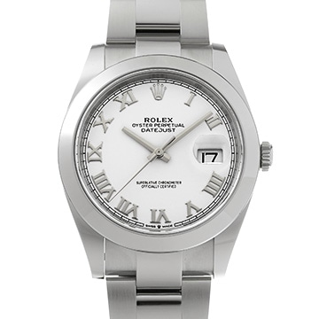 ロレックス デイトジャスト 41 126300 ホワイト メンズ 時計 【新品】【wristwatch】