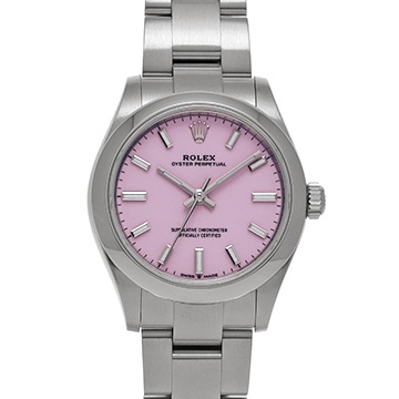 ロレックス オイスターパーペチュアル 31 277200 キャンディピンク ユニセックス 時計 【中古】【wristwatch】