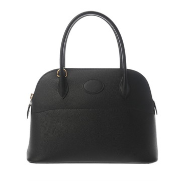 エルメス ボリード 27 ブラック/ゴールド金具 ヴォーエプソン レディース バッグ 【中古】【bag】