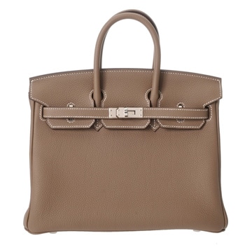 エルメス バーキン 25 エトゥープ トゴ レディース バッグ 【未使用】【bag】