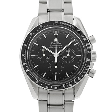 オメガ スピードマスター ムーンウォッチ プロフェッショナル アポロ11号 30th 3560.50 ブラック メンズ 時計 【中古】【wristwatch】