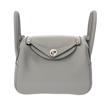 エルメス リンディ ミニ 2 グリパンタン ヴォースイフト レディース バッグ 【中古】【bag】