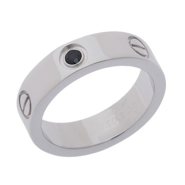 カルティエ ラブリング #55 シルバー K18ホワイトゴールド WG レディース ジュエリー 【中古】【jewelry】