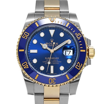 ロレックス サブマリーナ デイト 116613LB ブルー メンズ 時計 【中古】【wristwatch】