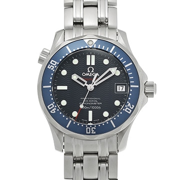 オメガ シーマスター ダイバー300 コーアクシャル 2222.80 ブルー メンズ 時計 【中古】【wristwatch】