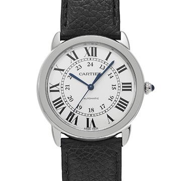 カルティエ ロンドソロ ドゥ カルティエ 36mm WSRN0021 シルバー ユニセックス 時計 【中古】【wristwatch】