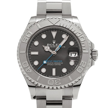 ロレックス ヨットマスター 37 ダークロジウム 268622 スレート ユニセックス 時計 【中古】【wristwatch】
