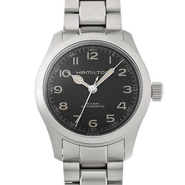 ハミルトン カーキ フィールド マーフ H70405130 ブラック メンズ 時計 【中古】【wristwatch】