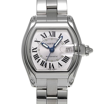 カルティエ ロードスター LM W62000V3 シルバー レディース 時計 【中古】【wristwatch】