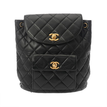 シャネル マトラッセ バックパック ブラック A10177 ラムスキン レディース バッグ 【中古】【bag】