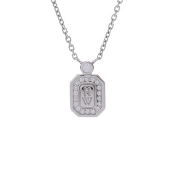 ハリー ウィンストン HWロゴ ネックレス シルバー PEDPRD16HWL Pt950プラチナ レディース ジュエリー 【中古】【jewelry】