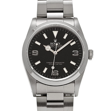 ロレックス ブラックアウト エクスプローラー 14270 ブラック メンズ 時計 【中古】【wristwatch】