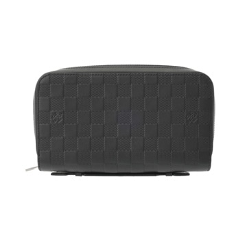 ルイ ヴィトン ダミエアンフィニ ジッピー XL トラベルケース オニキス N61254 レザー メンズ バッグ 【中古】【bag】