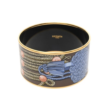 エルメス エマイユ TGM バングル マルチカラー/ゴールド金具 エナメル レディース ジュエリー 【中古】【jewelry】