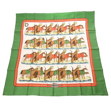 エルメス カレ 90 ECURIES マルチカラー シルク100％ レディース 【中古】【other】