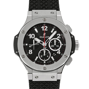 ウブロ ビッグバン スチール 301.SX.130.RX マットブラック メンズ 時計 【中古】【wristwatch】