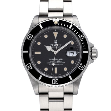 ロレックス サブマリーナ デイト 16610 ブラック メンズ 時計 【中古】【wristwatch】
