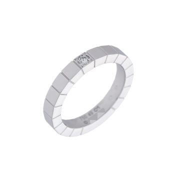 カルティエ ラニエールリング #49 1PD シルバー K18ホワイトゴールド WG レディース ジュエリー 【中古】【jewelry】