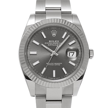 ロレックス デイトジャスト 41 126334 スレート メンズ 時計 【中古】【wristwatch】
