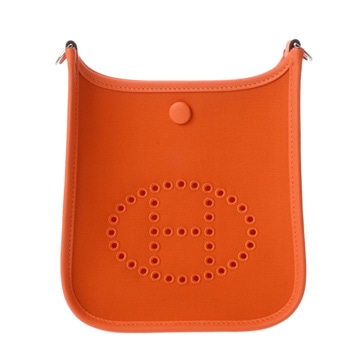 エルメス ネオエヴリン TPM  オレンジ トワルオフィシエ/ヴォースイフト レディース バッグ 【中古】【bag】