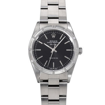 ロレックス エアキング 14010 ブラック メンズ 時計 【中古】【wristwatch】