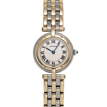 カルティエ パンテール SM 3ロウ 84084244 アイボリー レディース 時計 【中古】【wristwatch】