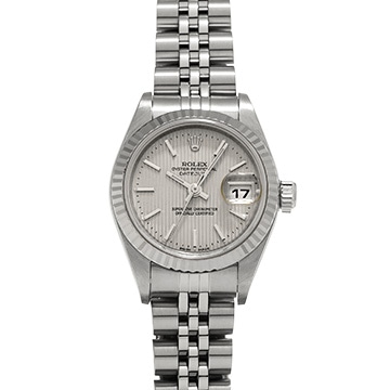 ロレックス デイトジャスト 79174 シルバータペストリー レディース 時計 【中古】【wristwatch】