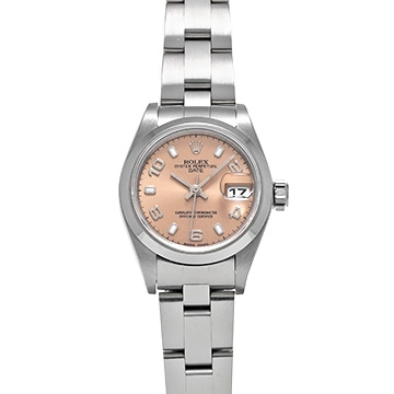 ロレックス オイスターパーペチュアル デイト 79160 ピンク レディース 時計 【中古】【wristwatch】