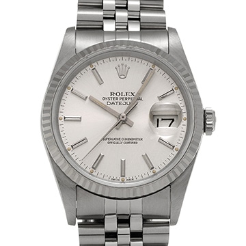 ロレックス デイトジャスト 16234 シルバー メンズ 時計 【中古】【wristwatch】