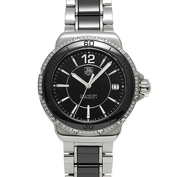 タグ ホイヤー フォーミュラ1 クォーツ WAH1212.BA0859 ブラック レディース 時計 【中古】【wristwatch】