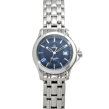 オメガ シーマスター 120 クォーツ 2571.81 ブルー レディース 時計 【中古】【wristwatch】