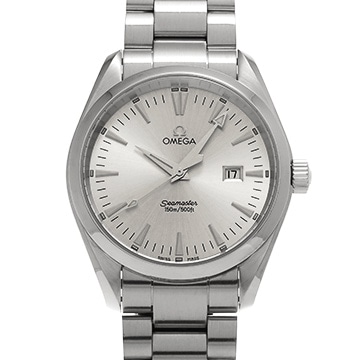 オメガ シーマスター アクアテラ クォーツ 2517.30 シルバー メンズ 時計 【中古】【wristwatch】