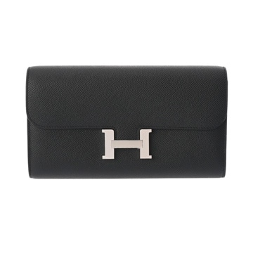 エルメス コンスタンス ロングトゥーゴー ブラック ヴォーエプソン レディース 財布 【未使用】【purse】