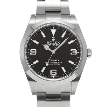 ロレックス エクスプローラー 214270 ブラック メンズ 時計 【中古】【wristwatch】