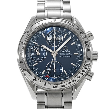 オメガ スピードマスター トリプルカレンダー 3523.80 ブルー メンズ 時計 【中古】【wristwatch】