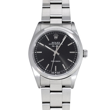 ロレックス エアキング 14000M ブラック メンズ 時計 【中古】【wristwatch】