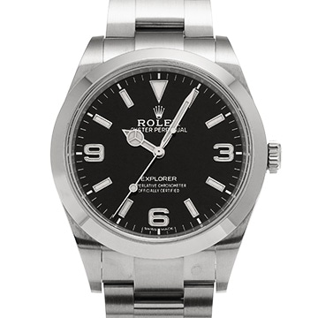 ロレックス エクスプローラー 214270 ブラック メンズ 時計 【中古】【wristwatch】