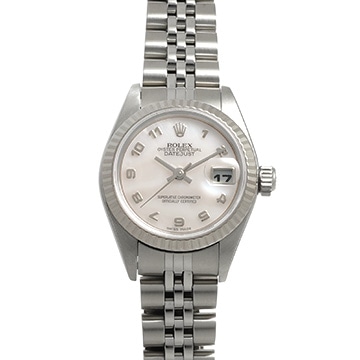 ロレックス デイトジャスト 79174NA ホワイトシェル レディース 時計 【中古】【wristwatch】