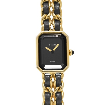 シャネル プルミエール S H0001 ブラック レディース 時計 【中古】【wristwatch】