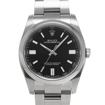 ロレックス オイスターパーペチュアル 116000 ブラック メンズ 時計 【中古】【wristwatch】