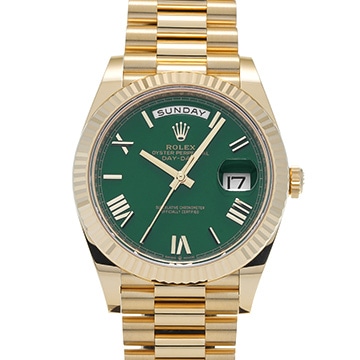 ロレックス デイデイト 40 228238 グリーン メンズ 時計 【中古】【wristwatch】