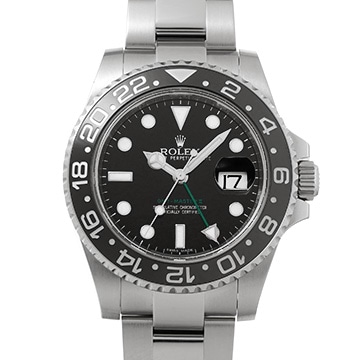 ロレックス GMTマスターII 116710LN ブラック メンズ 時計 【中古】【wristwatch】