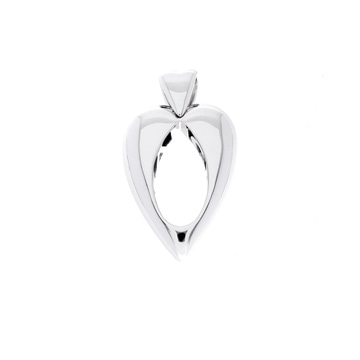 ピアジェ ドール ハート ペンダントトップ  ゴールド K18ホワイトゴールド WG レディース ジュエリー 【中古】【jewelry】