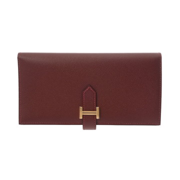 エルメス ベアン スフレ ルージュアッシュ ヴォーマダム ユニセックス 財布 【未使用】【purse】