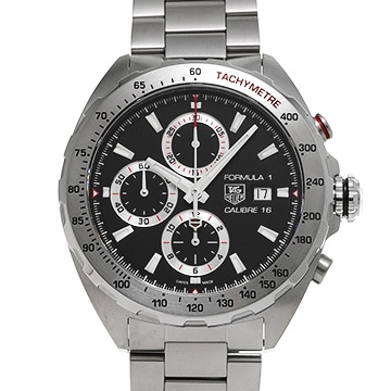タグ ホイヤー フォーミュラ1 キャリバー16 クロノグラフ CAZ2010.BA0876 ブラック メンズ 時計 【中古】【wristwatch】