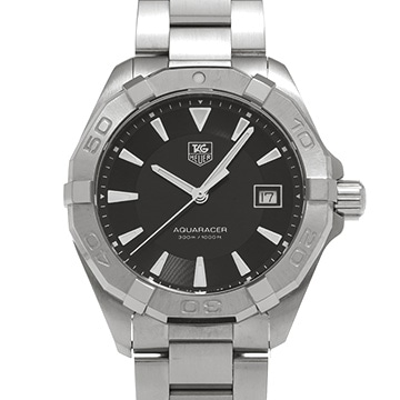 タグ ホイヤー アクアレーサー クォーツ WAY1110.BA0928 ブラック メンズ 時計 【中古】【wristwatch】